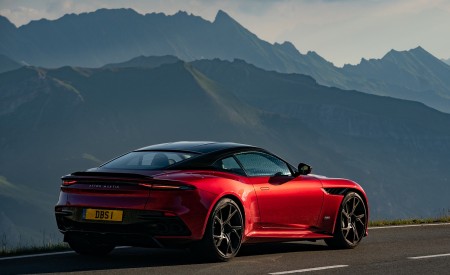 2019 Aston Martin DBS Superleggera (Color: Hyper Red) Rear Three-Quarter Wallpapers 450x275 (40)