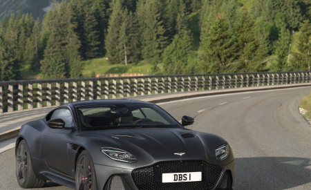 2019 Aston Martin DBS Superleggera Satin Xenon Grey Front Three-Quarter Wallpapers 450x275 (64)