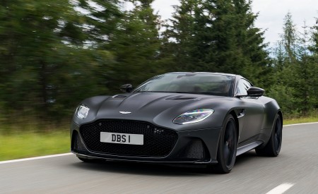 2019 Aston Martin DBS Superleggera Satin Xenon Grey Front Wallpapers 450x275 (61)