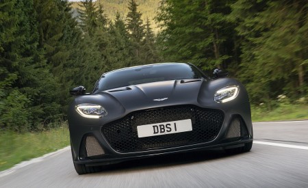 2019 Aston Martin DBS Superleggera Satin Xenon Grey Front Wallpapers 450x275 (58)