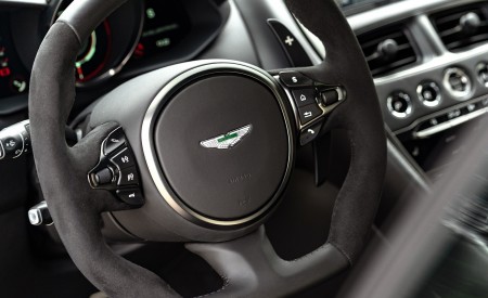 2019 Aston Martin DBS Superleggera Satin Xenon Grey Interior Steering Wheel Wallpapers 450x275 (80)