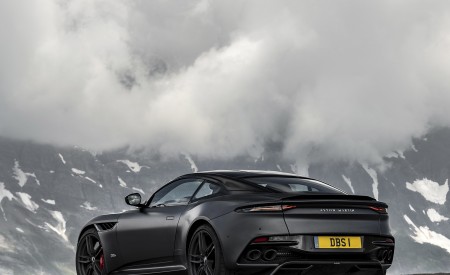 2019 Aston Martin DBS Superleggera Satin Xenon Grey Rear Three-Quarter Wallpapers 450x275 (78)