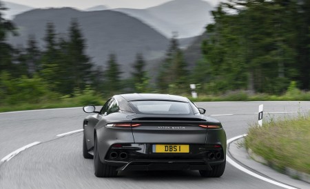 2019 Aston Martin DBS Superleggera Satin Xenon Grey Rear Wallpapers 450x275 (68)