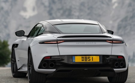 2019 Aston Martin DBS Superleggera White Stone Rear Wallpapers 450x275 (104)
