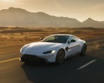 2019 Aston Martin Vantage (Color: White Stone) Front Three-Quarter Wallpapers 150x120 (2)
