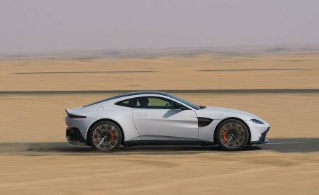 2019 Aston Martin Vantage (Color: White Stone) Side Wallpapers 450x275 (20)