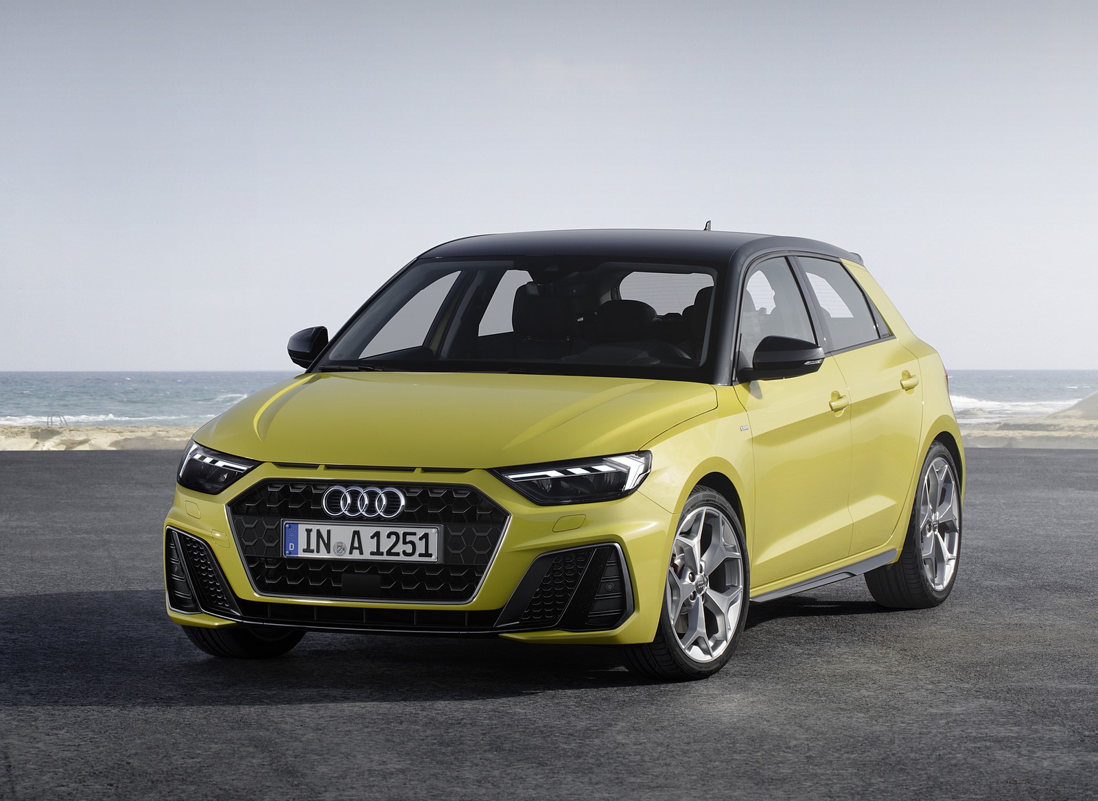 2019 Audi A1 Sportback (Color: Python Yellow) Front Wallpapers (15)