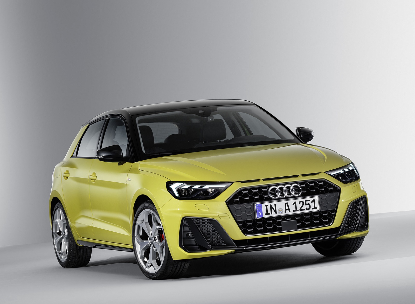 2019 Audi A1 Sportback (Color: Python Yellow) Front Wallpapers (14)