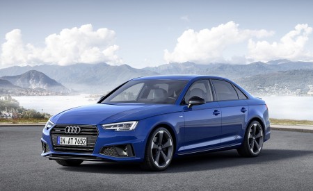 2019 Audi A4 (Color: Ascari Blue) Front Three-Quarter Wallpapers 450x275 (26)