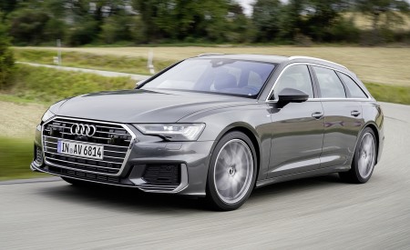 2019 Audi A6 Avant (Color: Daytona Grey) Front Three-Quarter Wallpapers 450x275 (51)