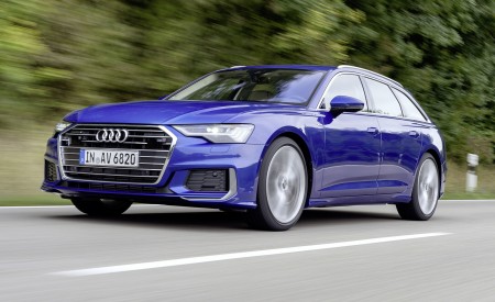 2019 Audi A6 Avant (Color: Sepang Blue) Front Three-Quarter Wallpapers 450x275 (28)
