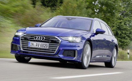2019 Audi A6 Avant (Color: Sepang Blue) Front Three-Quarter Wallpapers 450x275 (29)