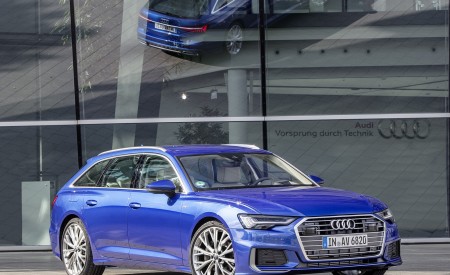2019 Audi A6 Avant (Color: Sepang Blue) Front Three-Quarter Wallpapers 450x275 (44)