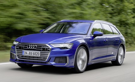 2019 Audi A6 Avant (Color: Sepang Blue) Front Three-Quarter Wallpapers 450x275 (30)