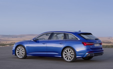 2019 Audi A6 Avant (Color: Sepang Blue) Rear Three-Quarter Wallpapers 450x275 (12)