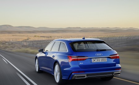 2019 Audi A6 Avant (Color: Sepang Blue) Rear Three-Quarter Wallpapers 450x275 (3)
