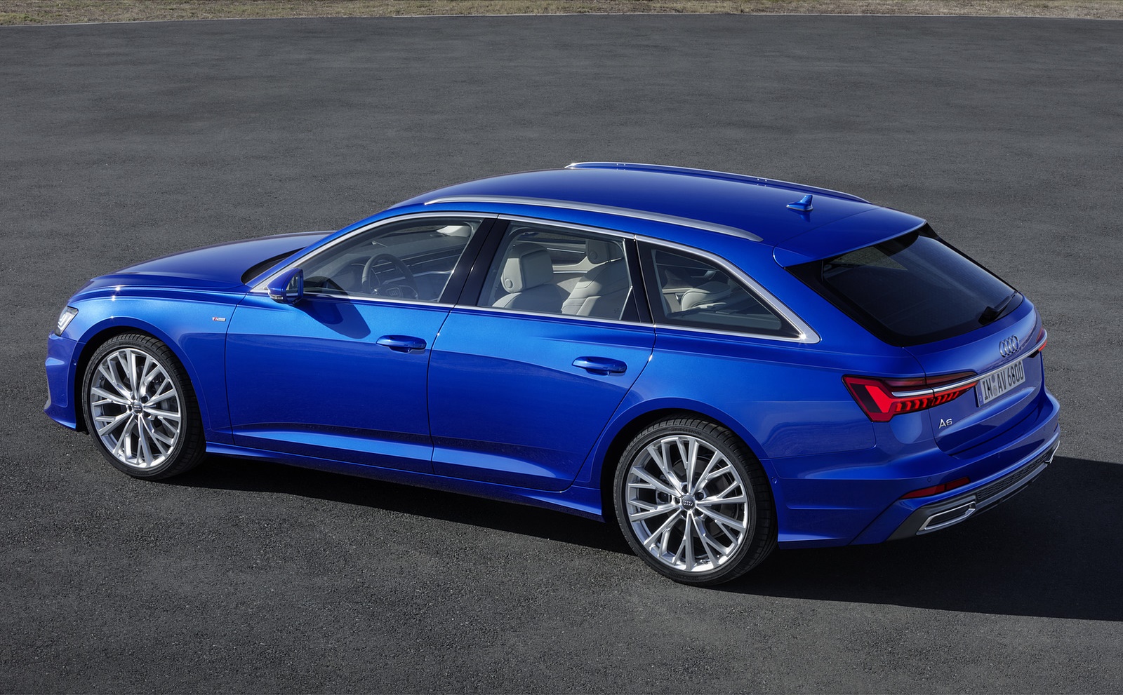 2019 Audi A6 Avant (Color: Sepang Blue) Rear Three-Quarter Wallpapers #13 of 86