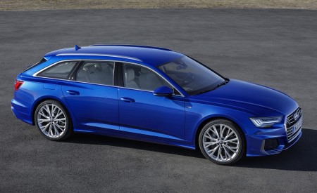 2019 Audi A6 Avant (Color: Sepang Blue) Side Wallpapers 450x275 (17)