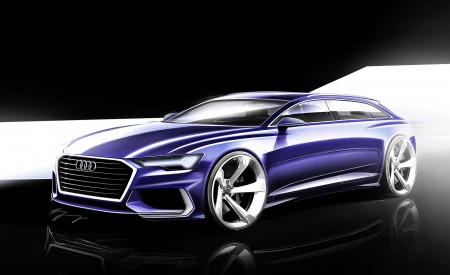2019 Audi A6 Avant Design Sketch Wallpapers 450x275 (81)