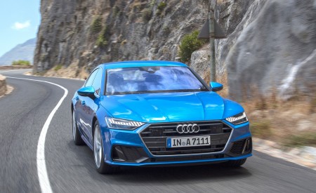 2019 Audi A7 Sportback (Color: Ara Blue) Front Wallpapers 450x275 (40)