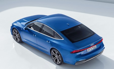 2019 Audi A7 Sportback (Color: Ara Blue) Rear Three-Quarter Wallpapers 450x275 (23)