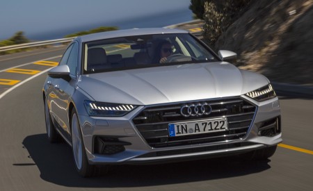 2019 Audi A7 Sportback (Color: Florett Silver) Front Wallpapers 450x275 (55)