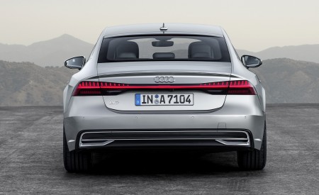 2019 Audi A7 Sportback (Color: Florett Silver) Rear Wallpapers 450x275 (10)