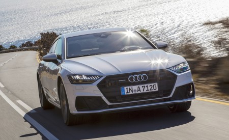 2019 Audi A7 Sportback (Color: Suzuka Grey) Front Three-Quarter Wallpapers 450x275 (57)