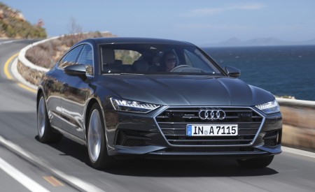 2019 Audi A7 Sportback (Color: Triton Blue) Front Wallpapers 450x275 (75)