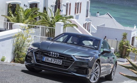 2019 Audi A7 Sportback (Color: Triton Blue) Front Wallpapers 450x275 (76)