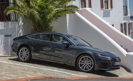 2019 Audi A7 Sportback (Color: Triton Blue) Side Wallpapers 450x275 (78)