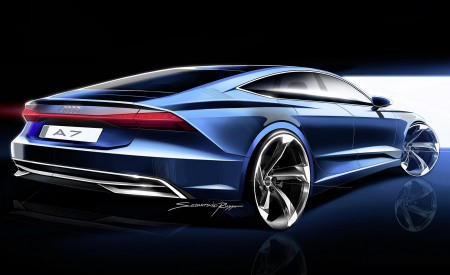 2019 Audi A7 Sportback Design Sketch Wallpapers 450x275 (32)