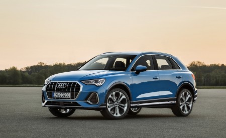 2019 Audi Q3 (Color: Turbo Blue) Front Three-Quarter Wallpapers 450x275 (14)