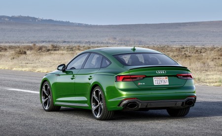 2019 Audi RS5 Sportback (Color: Sonoma Green Metallic) Rear Three-Quarter Wallpapers 450x275 (75)