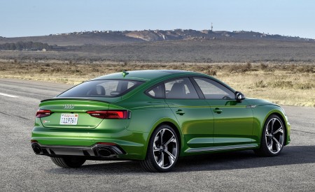 2019 Audi RS5 Sportback (Color: Sonoma Green Metallic) Rear Three-Quarter Wallpapers 450x275 (80)