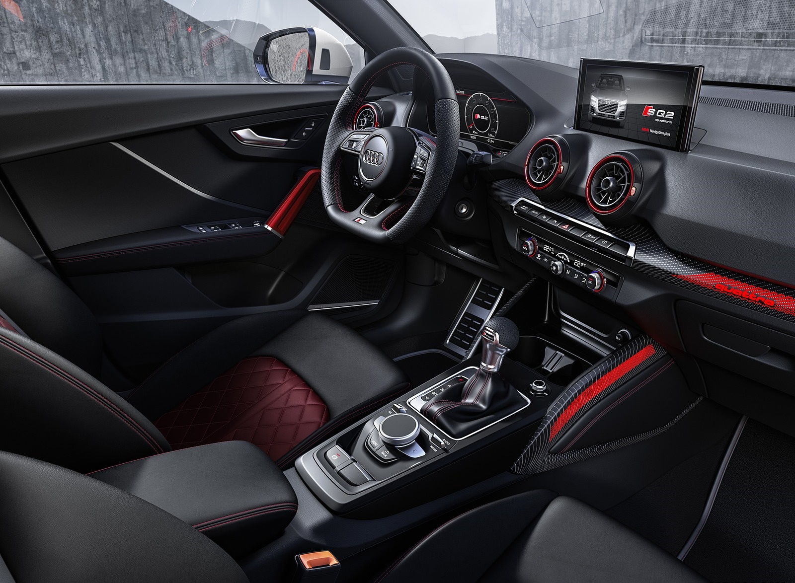 2019 Audi SQ2 Interior Front Seats Wallpapers (14)