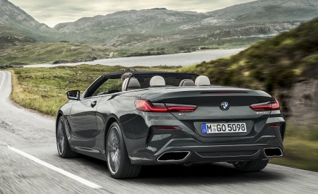 2019 BMW 8 Series M850i xDrive Convertible Rear Three-Quarter Wallpapers 450x275 (10)