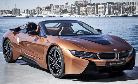 2019 BMW i8 Roadster (Color: E-Copper) Front Three-Quarter Wallpapers 450x275 (49)