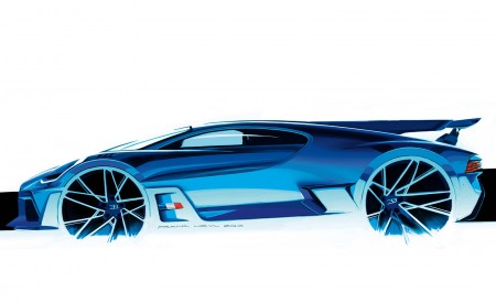 2019 Bugatti Divo Design Sketch Wallpapers 450x275 (56)