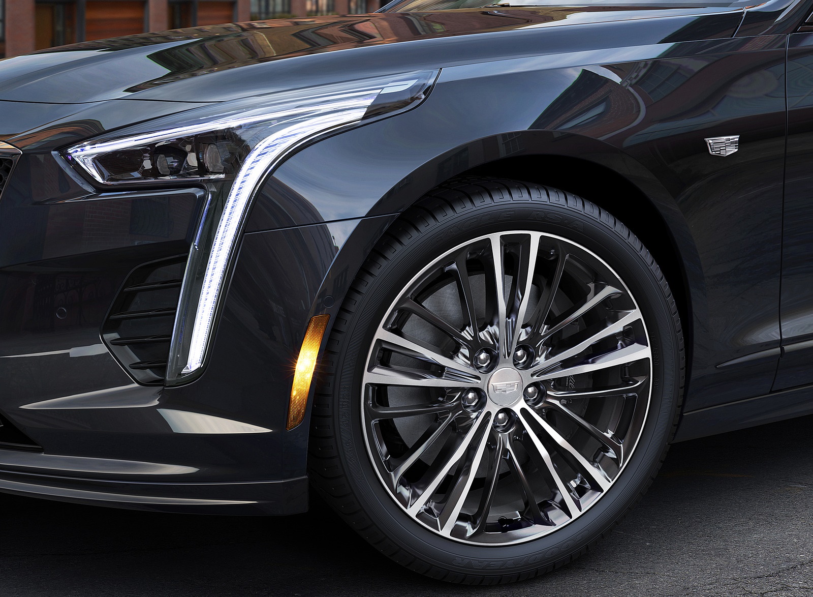 2019 Cadillac CT6 V-Sport Headlight Wallpapers (7)