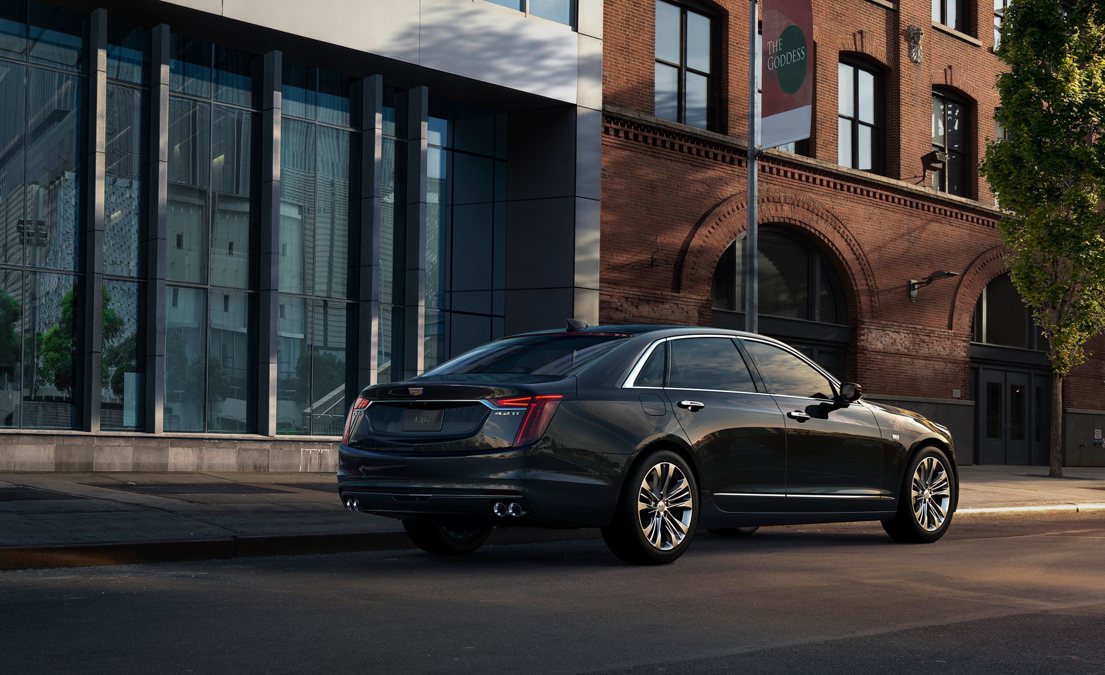 2019 Cadillac CT6 V-Sport Rear Three-Quarter Wallpapers (3)