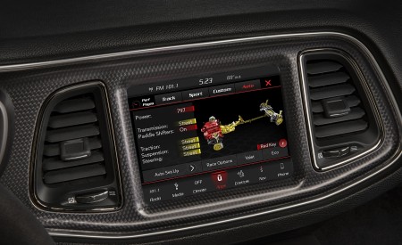 2019 Dodge Challenger SRT Hellcat Redeye Central Console Wallpapers 450x275 (53)