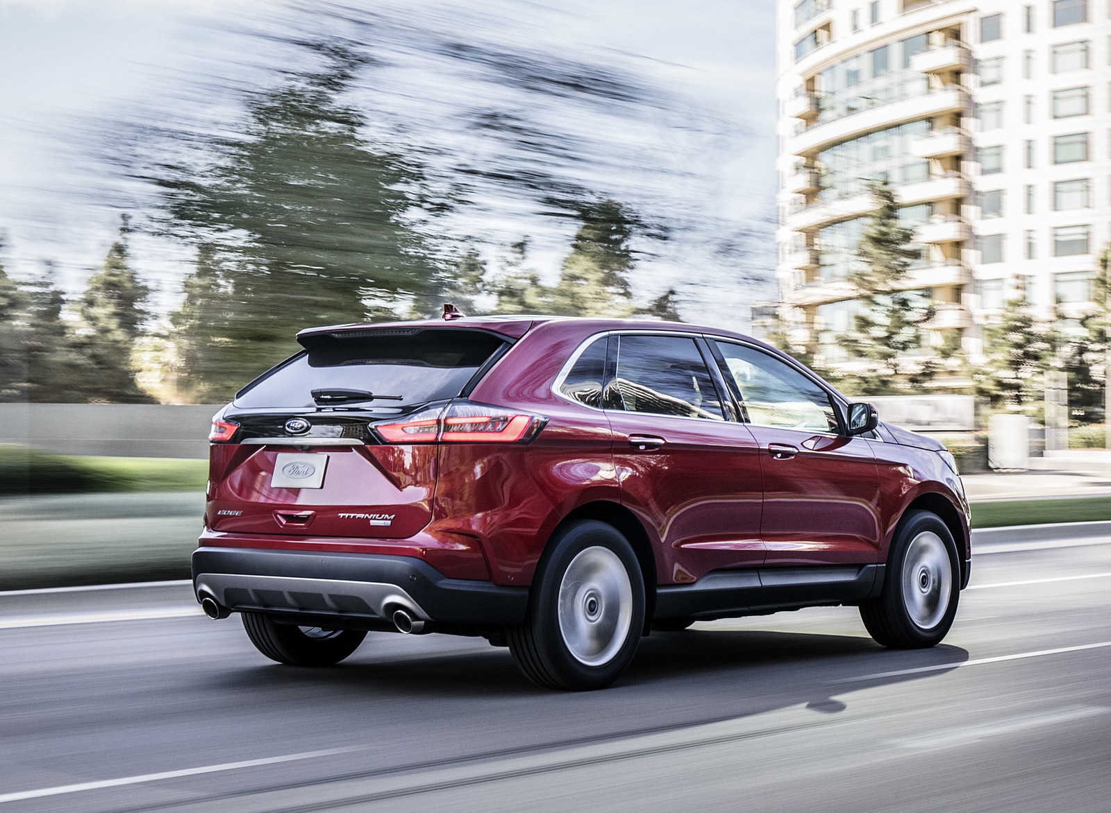 2019 Ford Edge Titanium Rear Three-Quarter Wallpapers #47 of 61