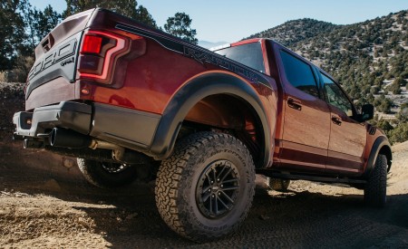 2019 Ford F-150 Raptor Rear Three-Quarter Wallpapers 450x275 (30)