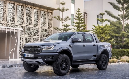 2019 Ford Ranger Raptor (Color: Conquer Grey) Front Three-Quarter Wallpapers 450x275 (47)