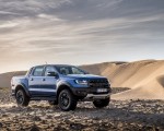 2019 Ford Ranger Raptor (Color: Performance Blue) Front Three-Quarter Wallpapers 150x120