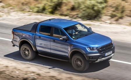 2019 Ford Ranger Raptor (Color: Performance Blue) Front Three-Quarter Wallpapers 450x275 (93)
