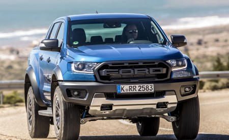 2019 Ford Ranger Raptor (Color: Performance Blue) Front Wallpapers 450x275 (95)