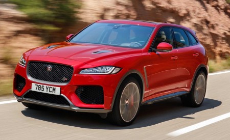 2019 Jaguar F-Pace SVR (Color: Firenze Red) Front Three-Quarter Wallpapers 450x275 (31)