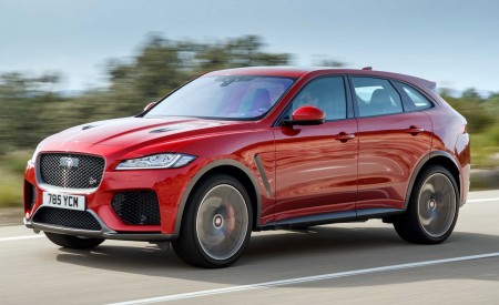 2019 Jaguar F-Pace SVR (Color: Firenze Red) Front Three-Quarter Wallpapers 450x275 (19)